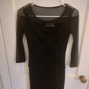 CHIARA BONI La Petite Robe (Italy) Size 38 (S) Black Dress